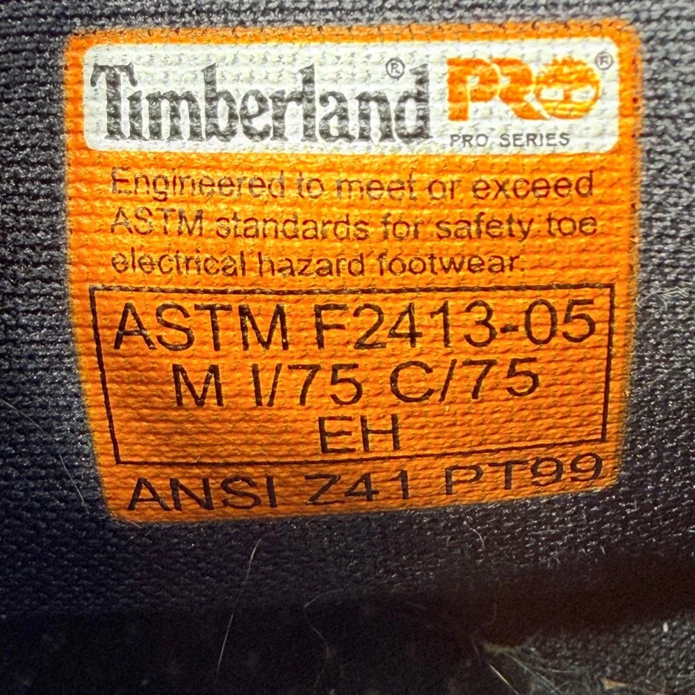 Timberland PRO Mens 86515 Steel Toe Waterproof Work Boots Brown 13W ASTM EH